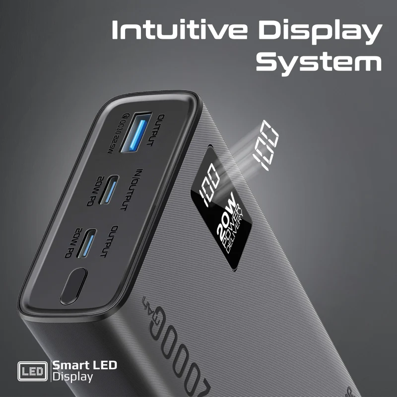 Promate Bolt-20PD, Power Bank 20000mAh, Ultra-Slim Portable Charger, 20W Promate Bolt-20PD, Power Bank 20000mAh, Ultra-Slim Portable Charger, 20W